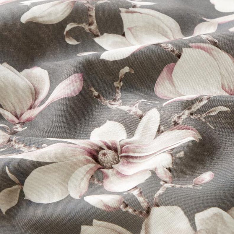 Ulkokankaat Canvas magnoliat – harmaa,  image number 2