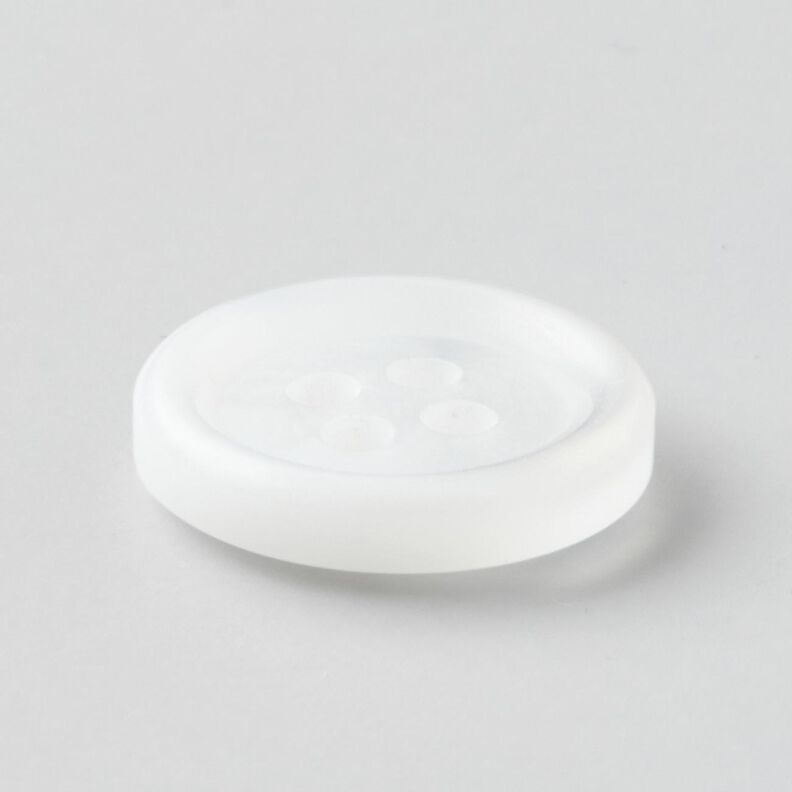 4-reikäinen pyöreä nappi [Ø 15 mm] – valkoinen,  image number 2