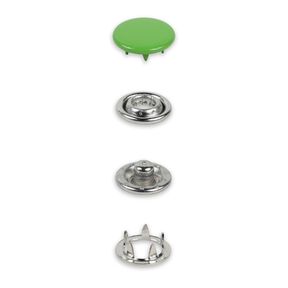 Jersey-nepparit [12 mm] | Prym – vaaleanvihreä, 