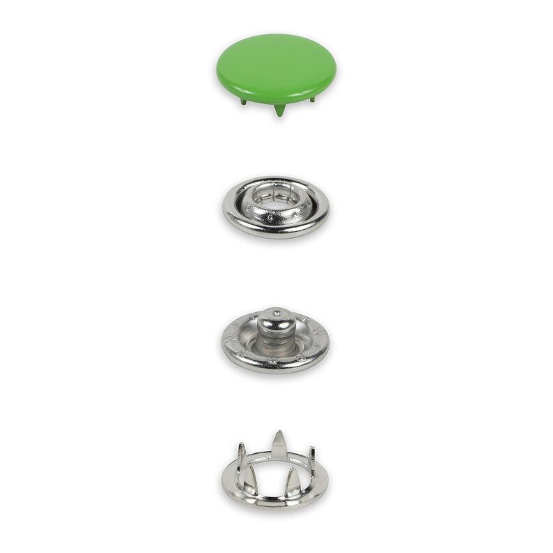 Jersey-nepparit [12 mm] | Prym – vaaleanvihreä,  image number 2