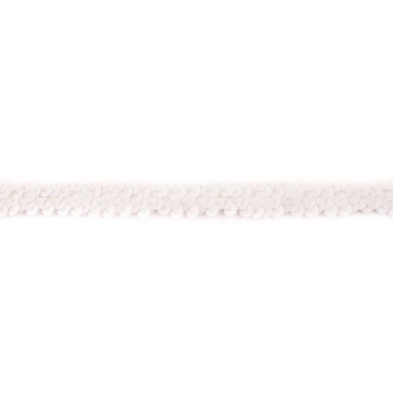 Joustava paljettinauha [20 mm] – norsunluu,  image number 1