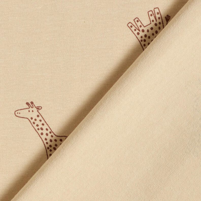 Puuvillajersey Kirahvit – manteli,  image number 4