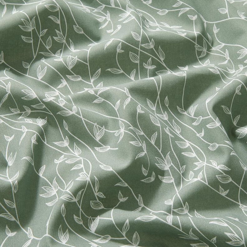 Puuvillapopliini Lehtiköynnökset – kaisla,  image number 2