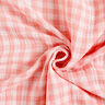Musliini-/kaksikerroksinen kangas Vichy-ruutu Lankavärjätty – vanharoosa/valkoinen,  thumbnail number 5