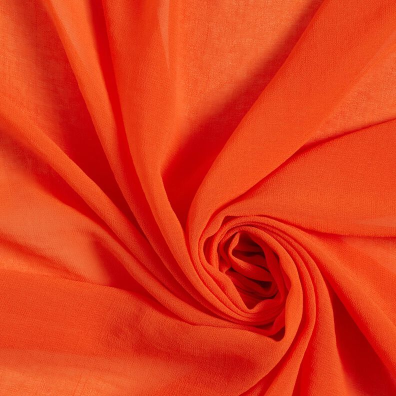 Kreppisifonki Yksivärinen – oranssi,  image number 1
