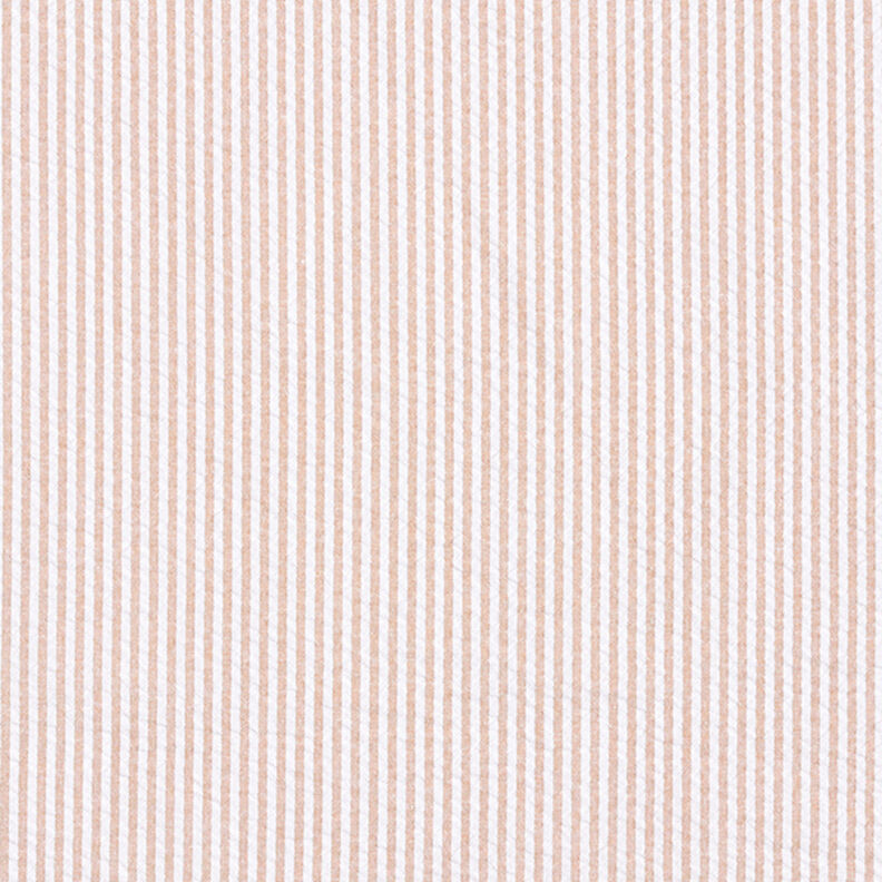 Seersucker Puuvillasekoite Raidat – beige/villanvalkoinen,  image number 1