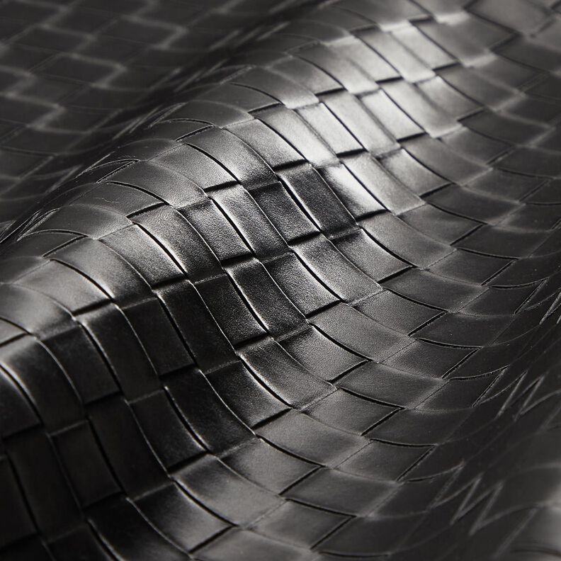 Keinonahka punottu | Katia Fabrics – musta,  image number 5