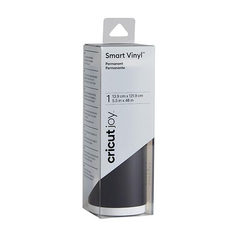 Cricut Joy Smart -vinyylikalvo permanent [ 13,9 x 121,9 cm ] – musta,  image number 1