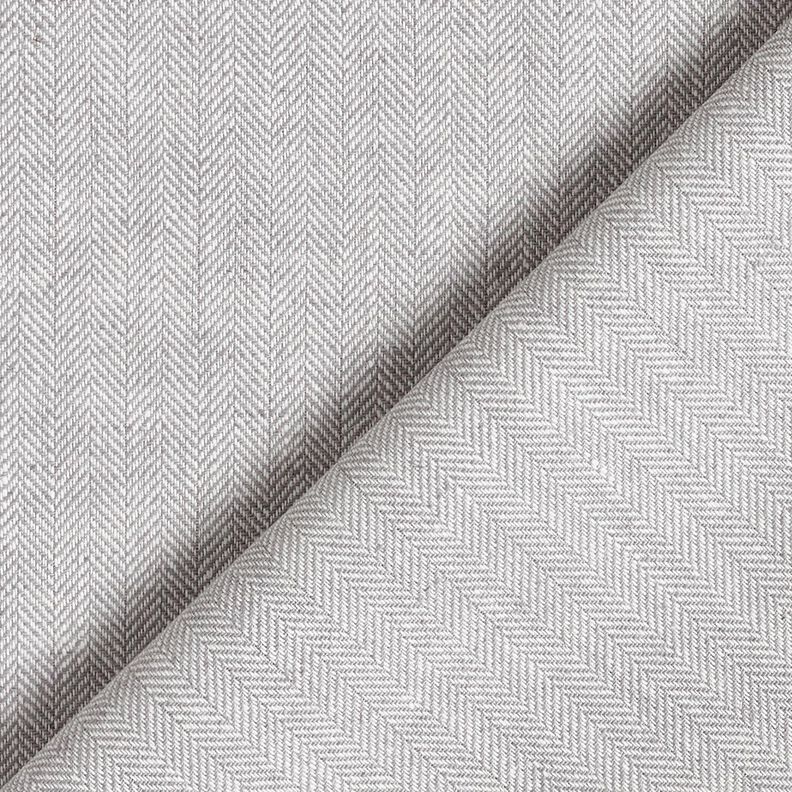 Pellava-puuvilla-sekoite Kalanruoto – hopea,  image number 4