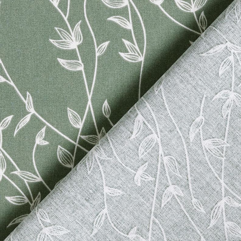 Puuvillapopliini Lehtiköynnökset – kaisla,  image number 4