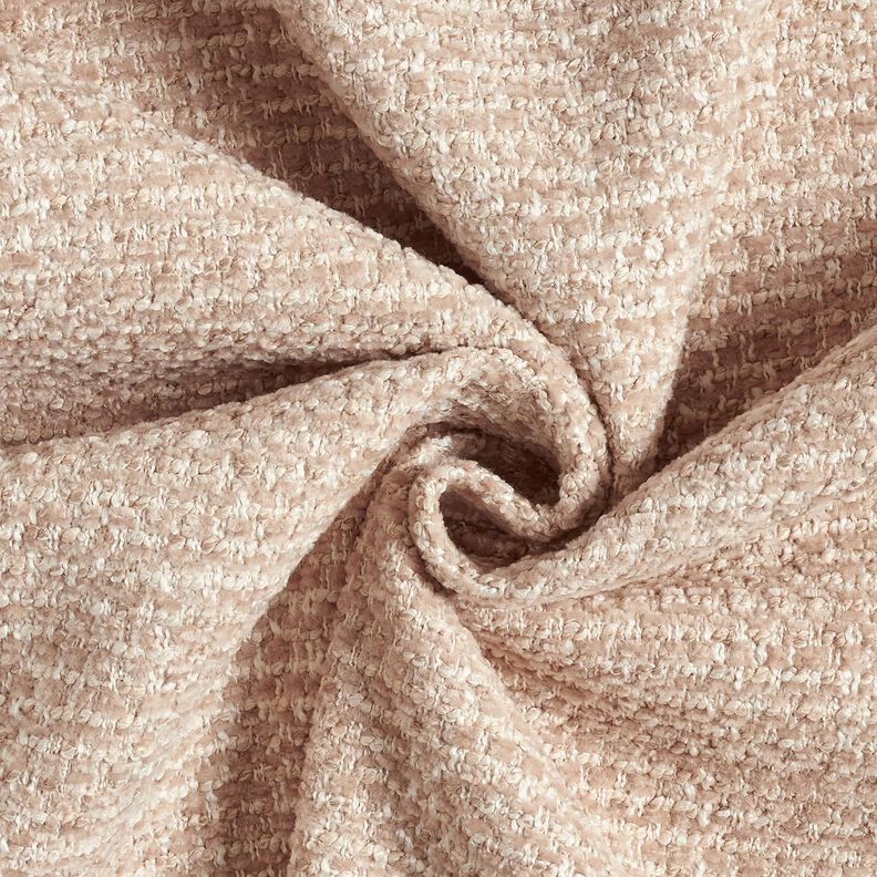 Verhoilukangas värikäs boucléjäljitelmä – anemone/vaalea beige,  image number 1