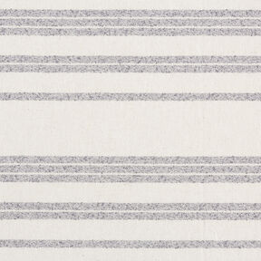 Sisustuskangas Puolipanama Kudotut raidat – teräksen sininen/luonnonvärinen, 