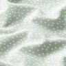 Puuvillakangas Kretonki Epäsäännölliset pilkut – pastellinvihreä,  thumbnail number 2