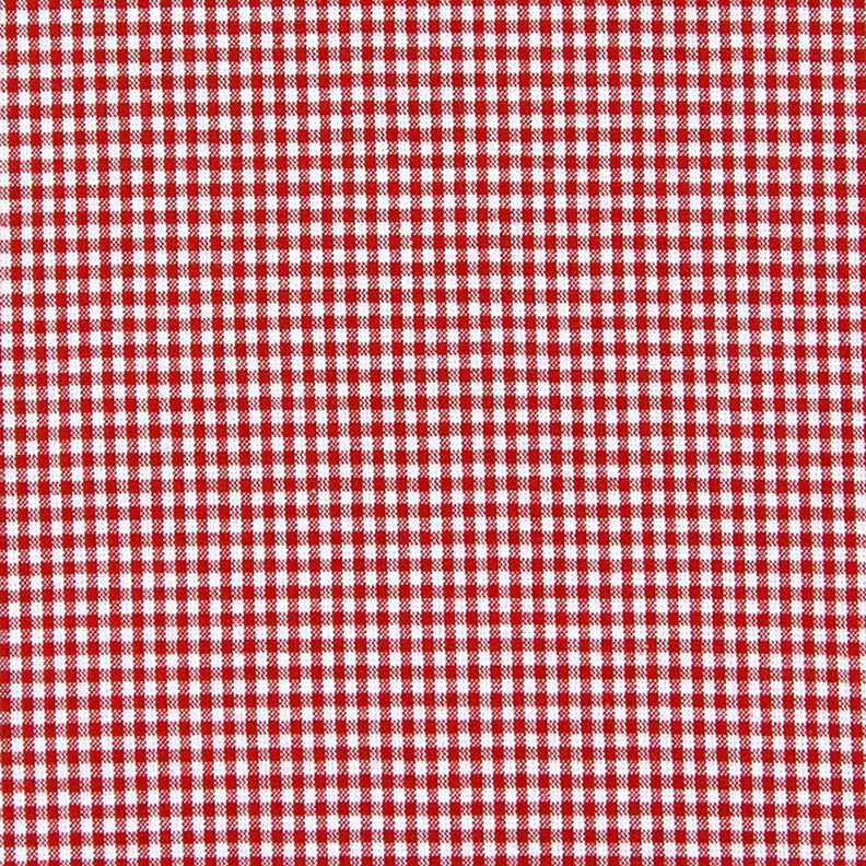 Puuvillakangas Vichy-Check 0,2 cm – punainen/valkoinen,  image number 1
