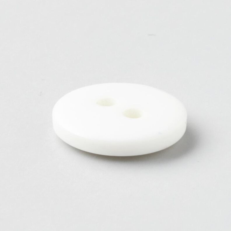 2-reikäinen pyöreä nappi [Ø 11 mm] – valkoinen,  image number 3