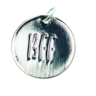 Riipus BFF [Ø17 mm] | Rico Design – hopea metallinen, 