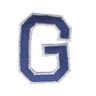 Kangasmerkki G-kirjain [ Korkeus: 4,6 cm ] – laivastonsininen,  thumbnail number 1