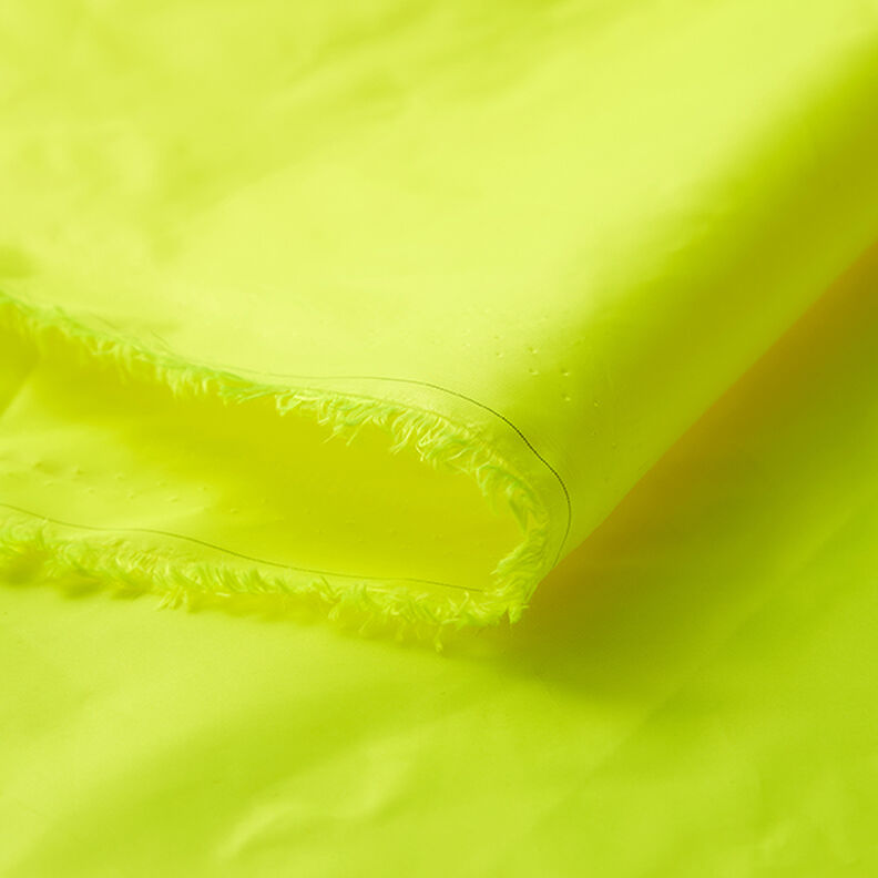 Vettähylkivä takkikangas ultrakevyt – keltainen neon,  image number 6