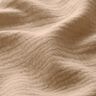 Musliini-/kaksikerroksinen kangas – tumma beige,  thumbnail number 3