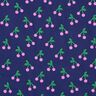 Pinnoitettu puuvilla Sievät kirsikat – laivastonsininen,  thumbnail number 1