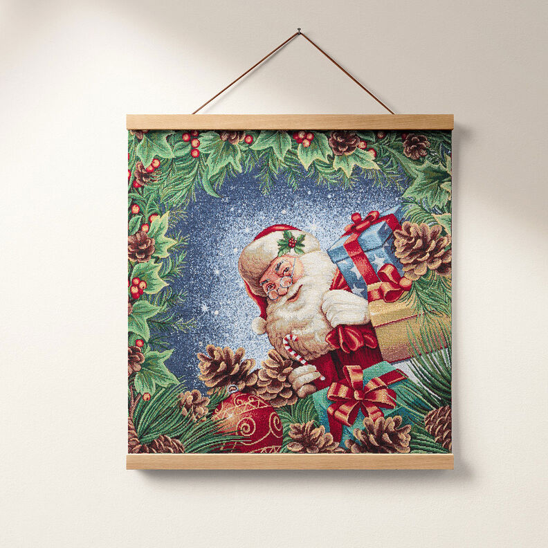 Paneeli Gobeliini Lahja Lurex – sininen/vihreä,  image number 6