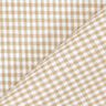 Puuvillakangas Vichy - 0,2 cm – vaaleanruskea,  thumbnail number 3