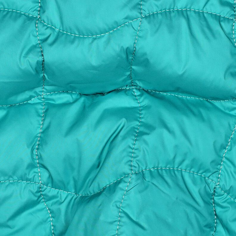 Tikkikangas Aaltoilevat neliöt – vedensininen/purppura,  image number 2