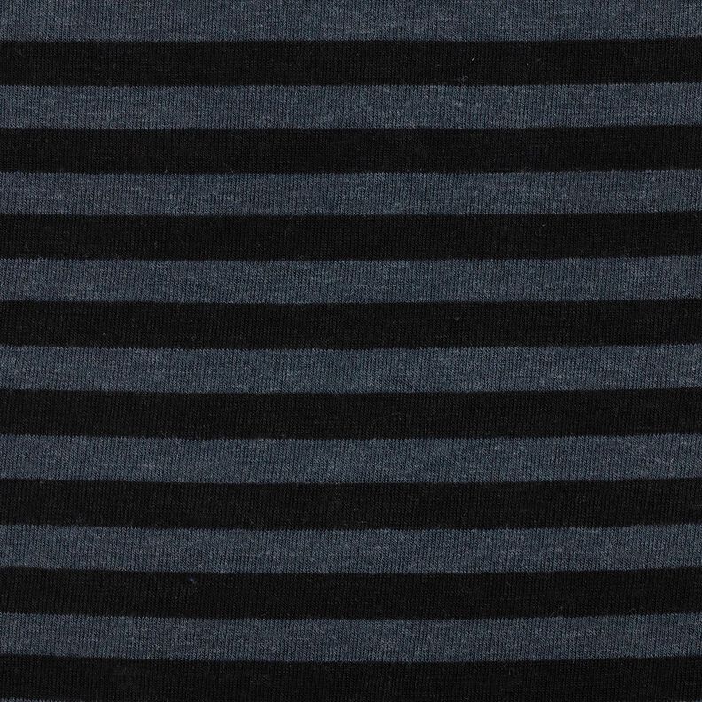 Jersey Viskoosi-silkkisekoite Raidat – tummanharmaa/musta,  image number 1