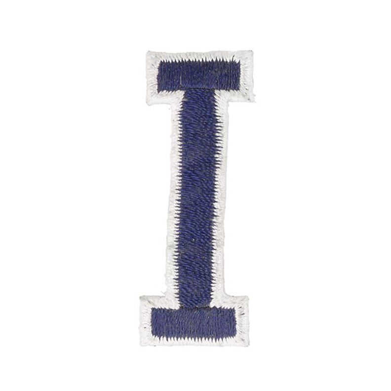Kangasmerkki I-kirjain [ Korkeus: 4,6 cm ] – laivastonsininen,  image number 1