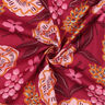 Puuvillapopliini Fresh Flowers | Nerida Hansen – bordeauxin punainen,  thumbnail number 4