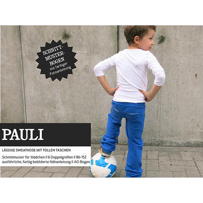 PAULI – hienot collegehousut, hauskat taskut, Studio Schnittreif  | 86 - 152,  image number 1