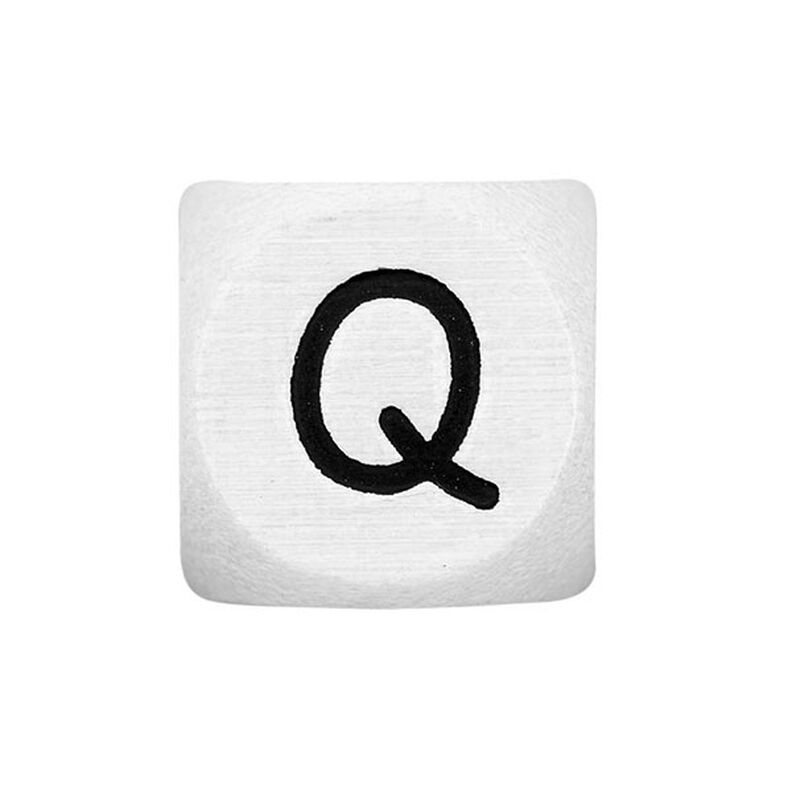 Puukirjaimet Q – valkoinen | Rico Design,  image number 1