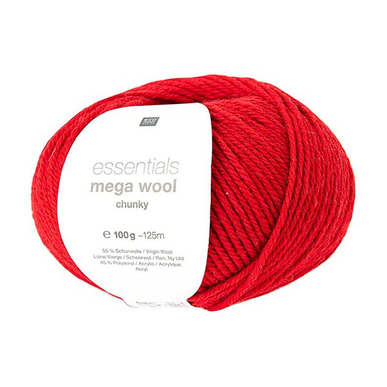 Essentials Mega Wool chunky | Rico Design – punainen,  image number 1