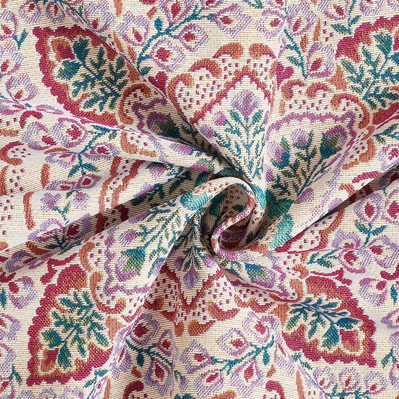 Koristepaneeli Gobeliini Suuri mandala &ndash; pastellivioletti/vaalea beige,  image number 3