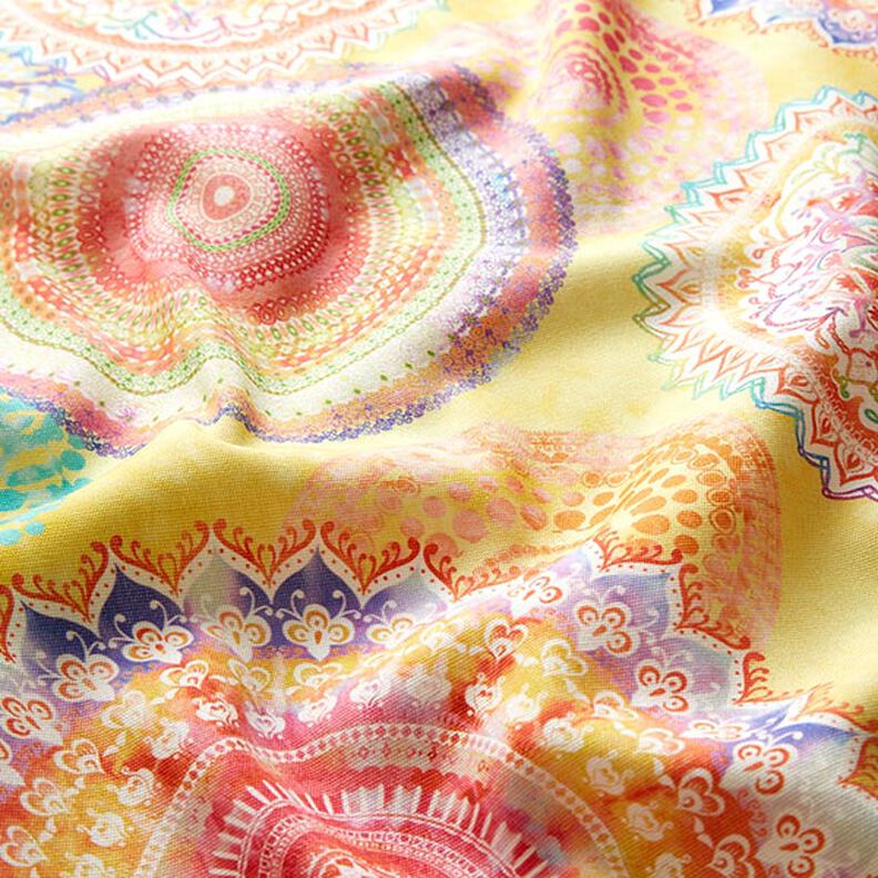 Ulkokankaat Canvas Mandala – vaaleankeltainen,  image number 2