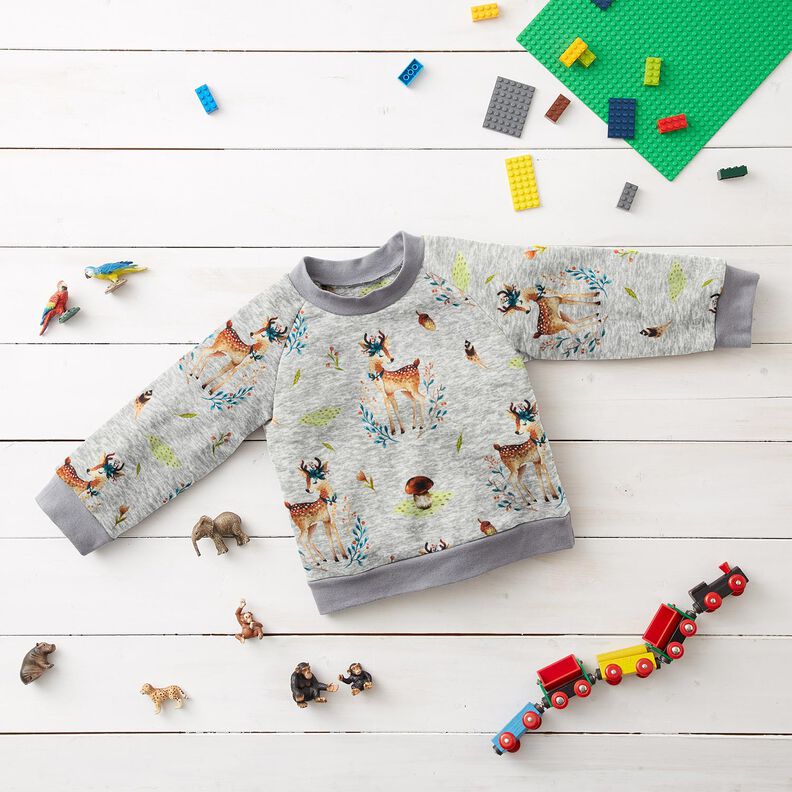 Alpenfleece Romanttinen kauris – hopeanharmaa/luonnonvärinen,  image number 5