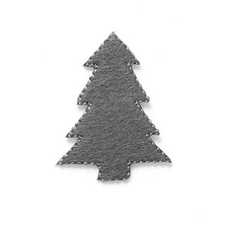 Kangasmerkki Huopa Joulukuusi [4 cm] – harmaa, 
