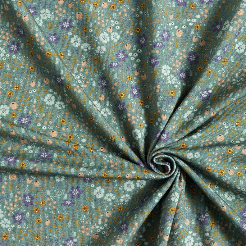 Puuvillajersey Mets&auml;kukkaniitty Digitaalipainatus &ndash; kaisla,  image number 3