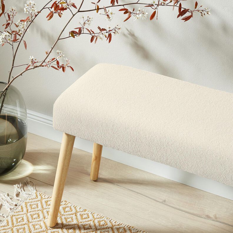 Verhoilukangas Pehmeä teddykangas – luonnonvärinen,  image number 5