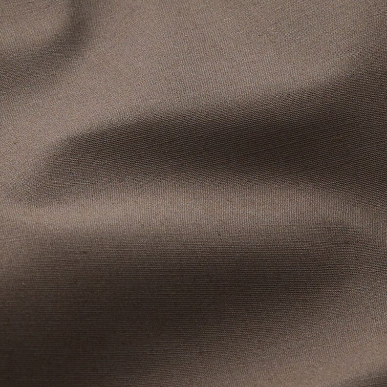 Puuvillakangas Stretch Yksivärinen – mustanruskea,  image number 2