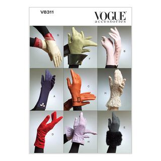 Käsineet, Vogue 8311, 