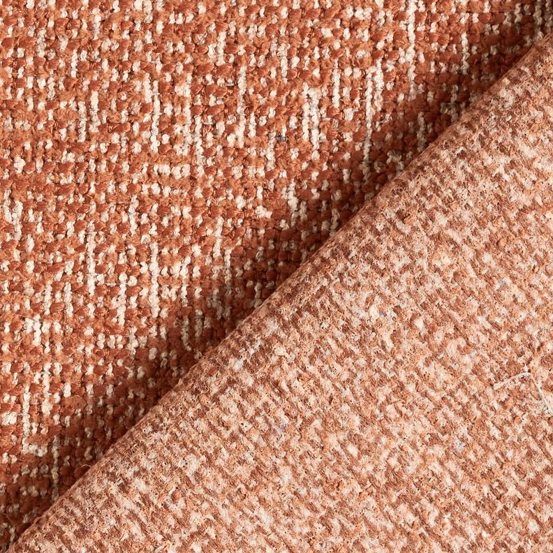 Verhoilukangas värikäs ommel – terrakotta/beige,  image number 3