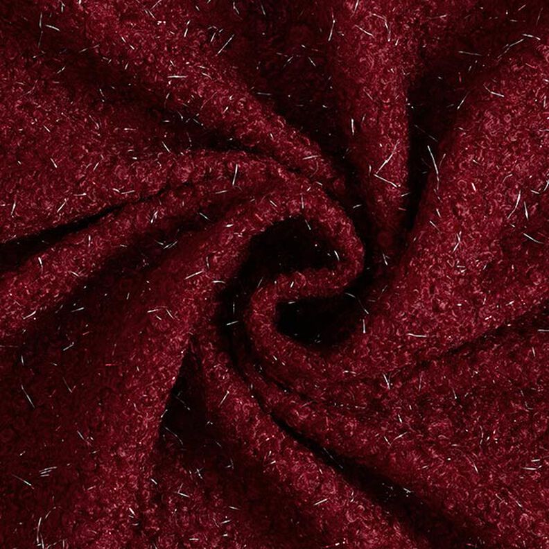 Neulebuklee Kiiltolanka – bordeauxin punainen,  image number 1