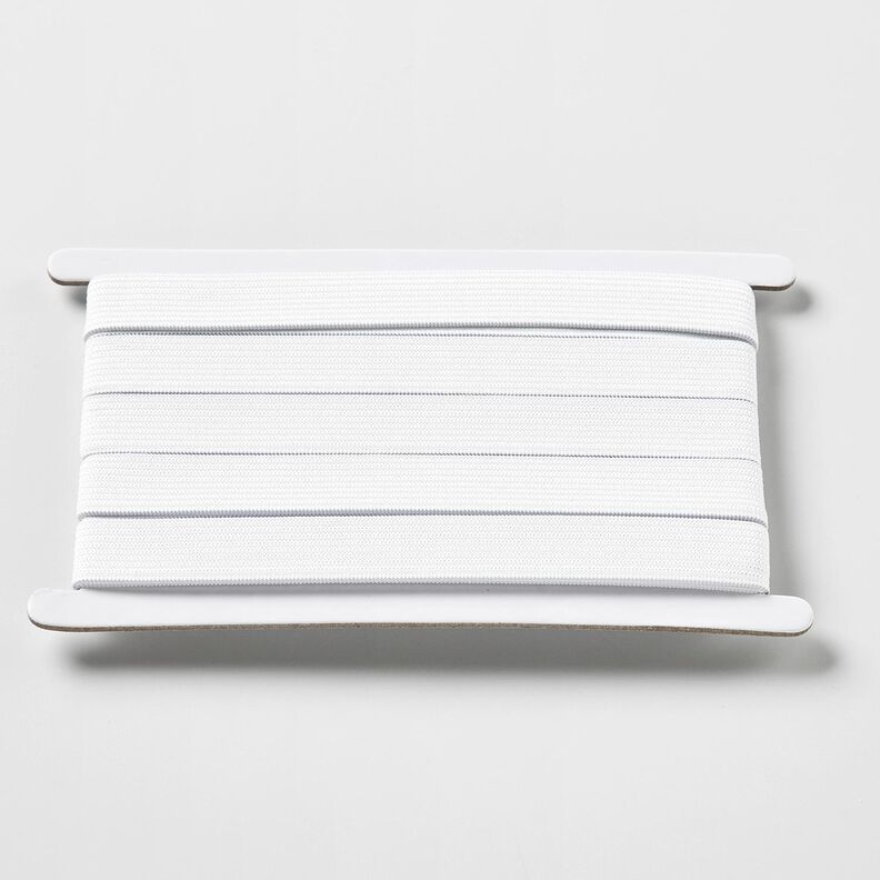 Sile&auml; kuminen nauha [3 m | 15 mm] &ndash; valkoinen,  image number 1