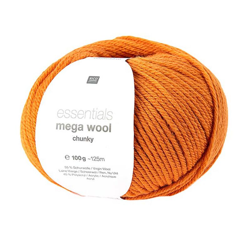 Essentials Mega Wool chunky | Rico Design – oranssi,  image number 1