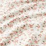 Puuvillajersey vaaleanpunaiset kukat – norsunluu,  thumbnail number 2