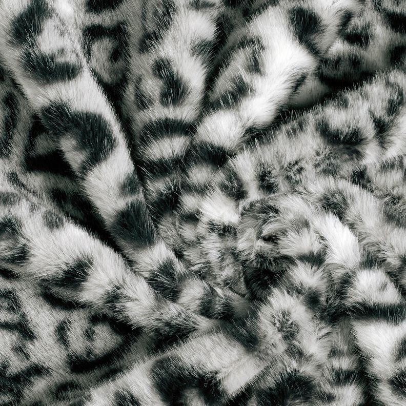 Tekoturkis Lumileopardi – hopea/antrasiitti,  image number 3