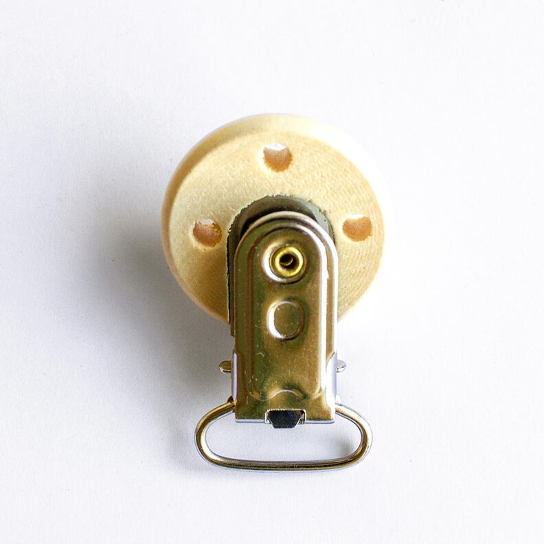 Tuttiketju puuklipsillä – luonnonvärinen,  image number 2