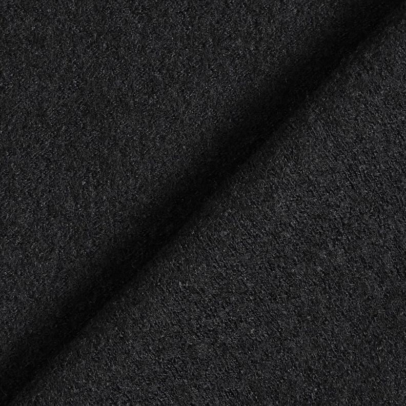 Kevyt viskoosi-villasekoite Neulekangas – musta,  image number 3