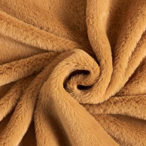 korkealaatuinen yksivärinen tekoturkis – vaaleanruskea, 